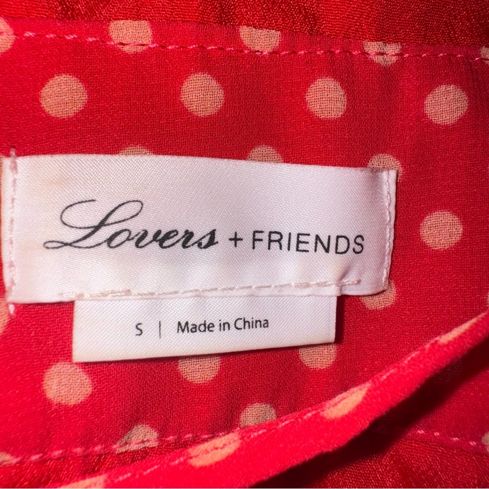 Lovers + Friends Red Polka Dot Mini Dress - Picture 5 of 6